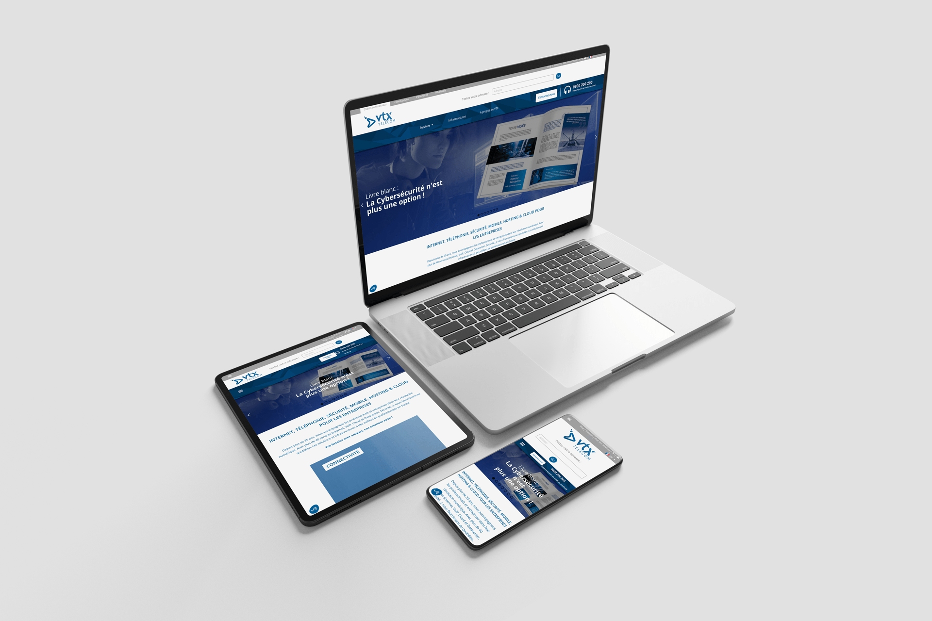 VTX Services SA - Site Internet